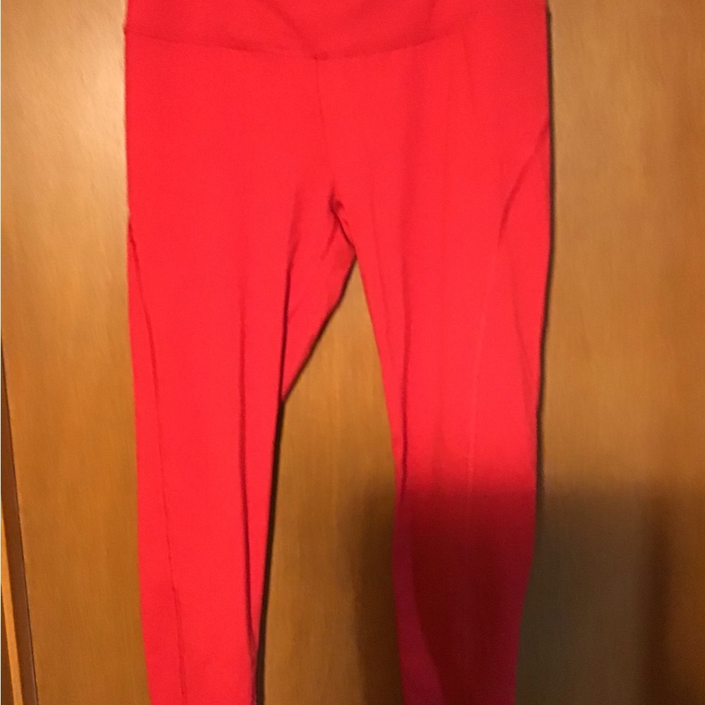 Victoria Secret Bright Red Knockout leggings - M